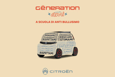 La grafica di Citroën per il progetto 'Generation AMI a scuola di anti bullismo'