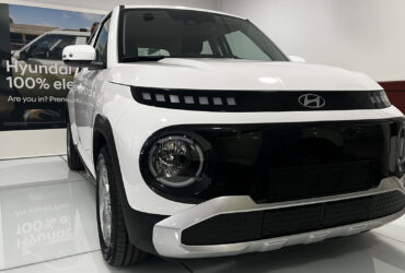 La Hyundai Inster in esposizione