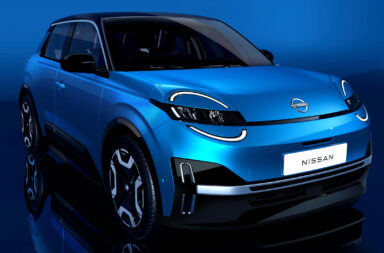 La prima immagine della nuova Nissan Micra EV