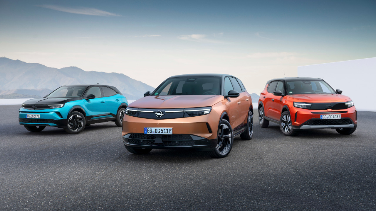 Le Opel Mokka, Grandland e Frontera elettriche
