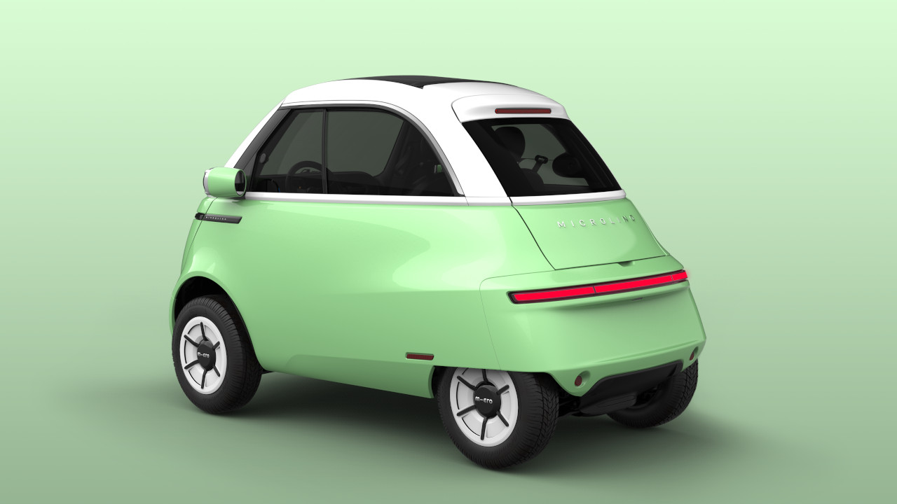 La Microlino green matt