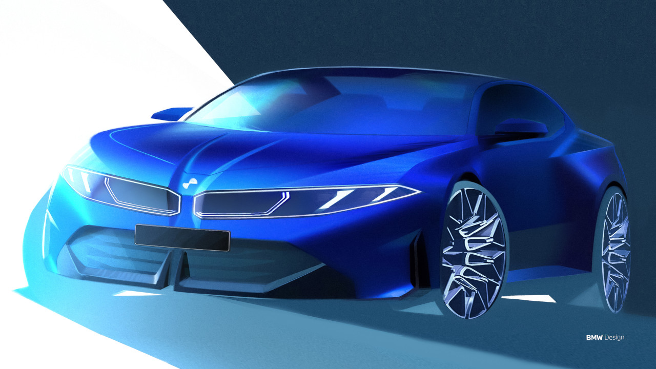 Il bozzetto della nuova BMW i3