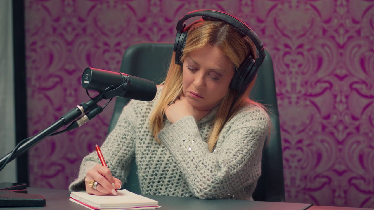 La presidente del Consiglio dei ministri, Giorgia Meloni, a 'Pulp Podcast'